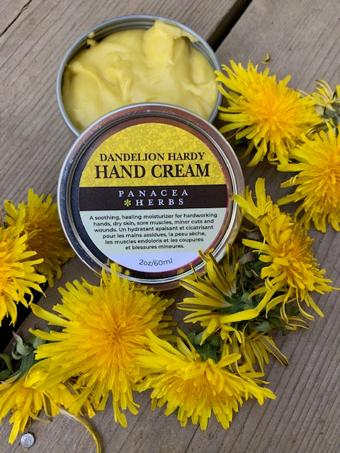Dandelion Hardy Hand Cream: For dry, chapped hard working hands.